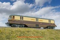 19430 Heljan AEC Parcels Railcar number 34 in GWR Chocolate and Cream Livery with coat of arms and grey roof